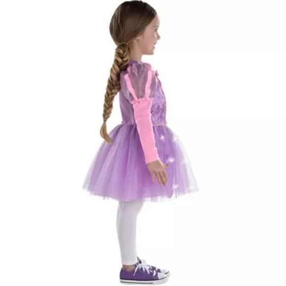 Disney Kids Tangled Rapunzel Light Up Costume Size Medium 8-10 - Picture 4 of 7